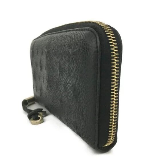 Jimmy Choo Filipa Star Embossed Leather Zip-Around Wallet – Black - Picture 4 of 8